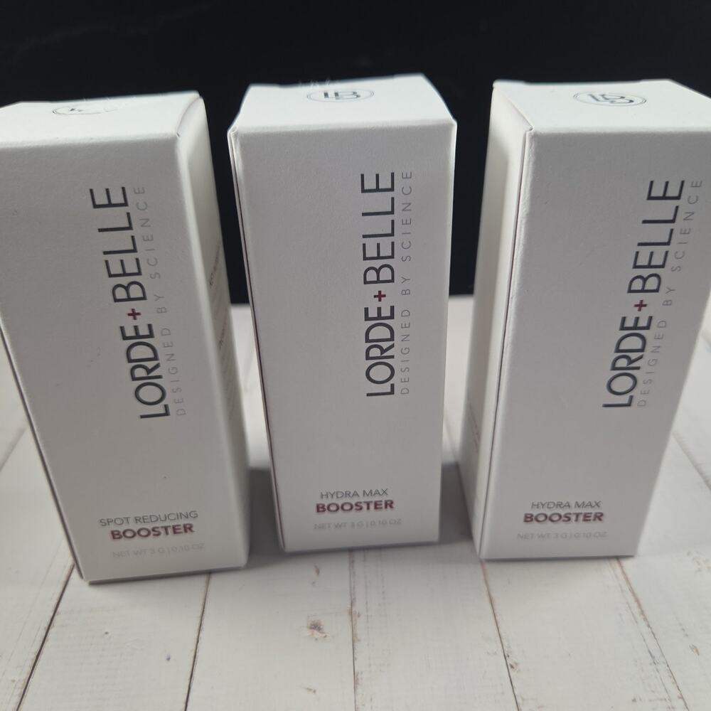 Lorde+Belle Hydra Max Booster & Spot Reducing Booster Set, 3 pack